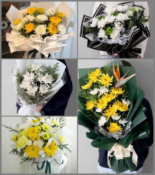 湖北襄阳市保康县后坪镇洪家院村白事花束代送